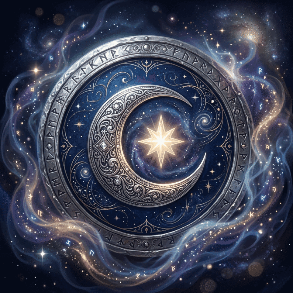 Celestial moon sigil