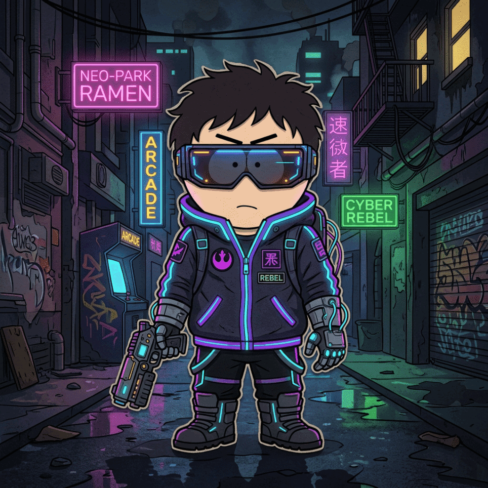 Cyberpunk-Rebell Stil