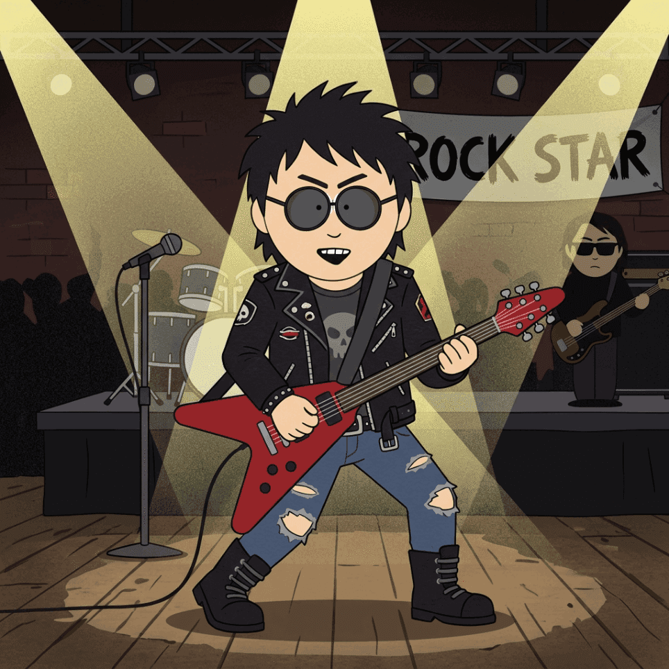 Rockstar-Legende Stil
