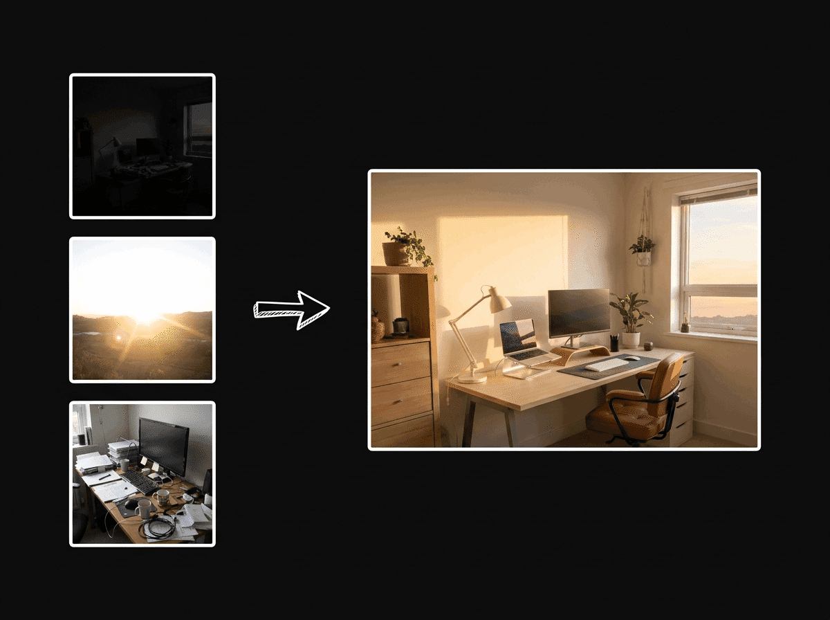 Full Control Over Lighting and Unwanted Details illustration
