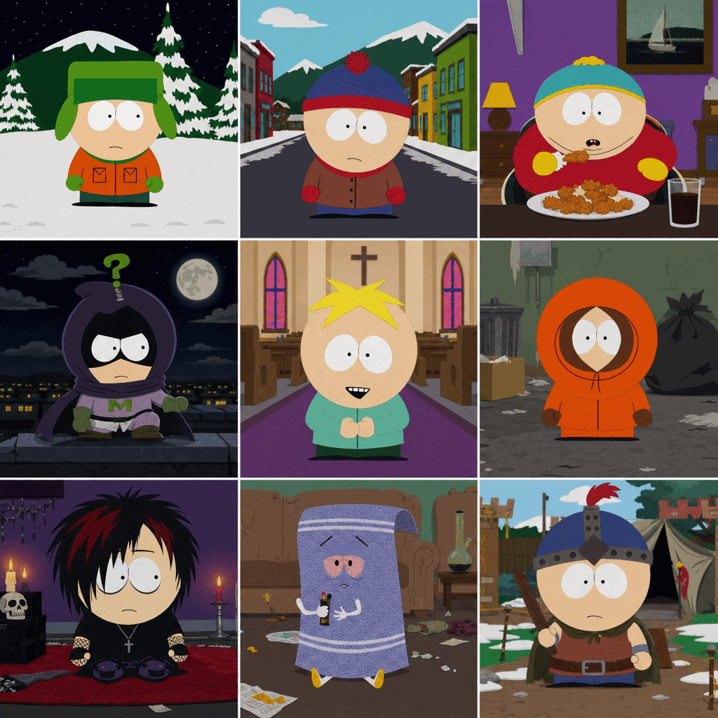 Creatore di personaggi South Park